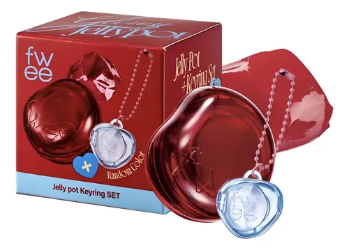 Fwee Labial De Gelatina Brillante + Llavero- Labios Y Rubor 01 Squeezed