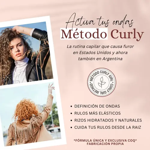 X2: Shampoo + Crema De Peinar Curly Rizos Naturales Sin Friz