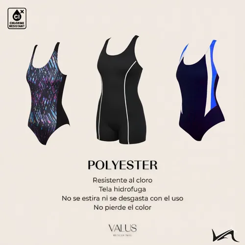 Malla Natacion Mujer Short Pierna Resistente Cloro Y Gorro