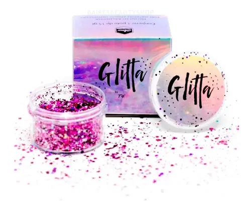Glitter Glitta Free Style Maquillaje Artistico Rostro Uña X1
