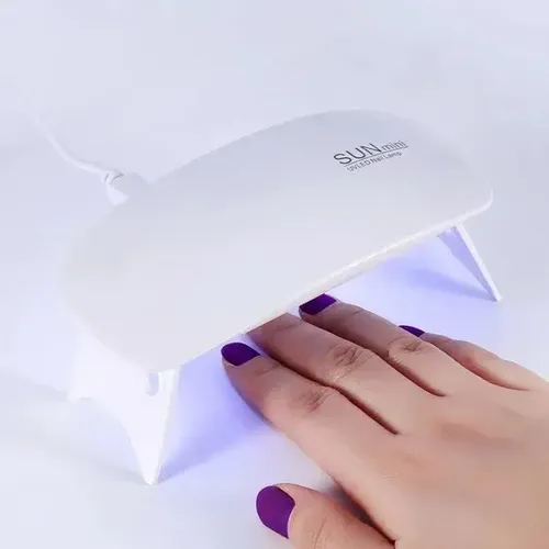 Cabina De Uñas 6w Lampara Luz Led Secador Uv Manos Esculpida
