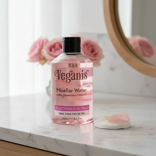 Veganis Agua Micelar De Rosas X 250 Ml Veganis