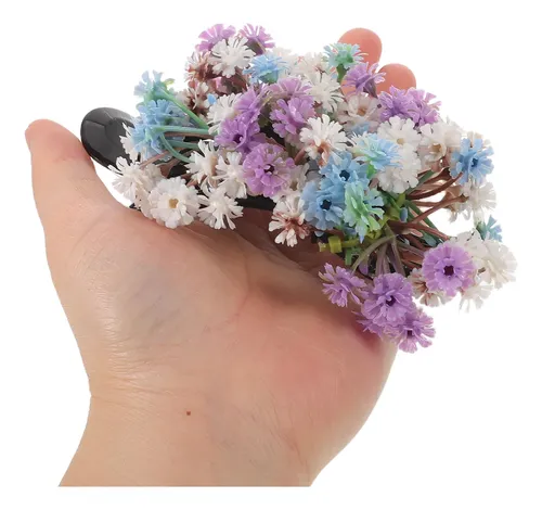 ..2 Piezas De Pinzas De Pelo Florales De Pico De Pato.. Azul