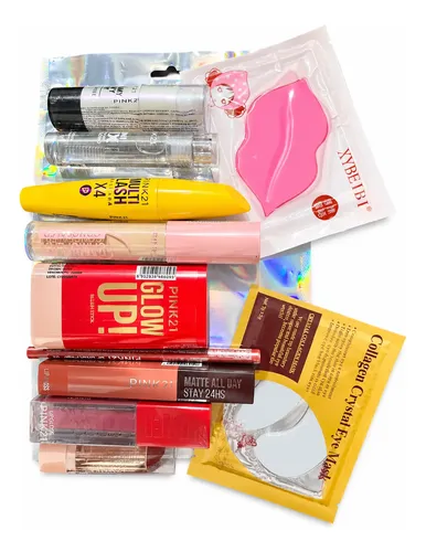Set Maquillaje Premium Diario Mujer Mascara Rubor Labial 11u