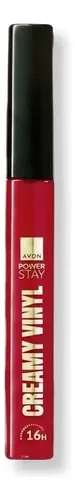 Avon Power Stay Creamy Vinyl .rojo Vibrante.
