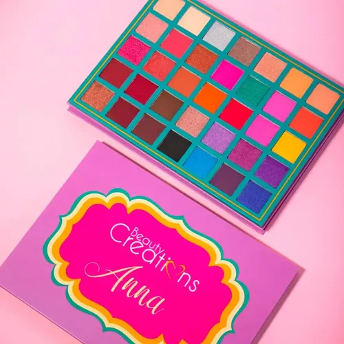 Paleta De Sombras Beauty Creations Modelos De Princesas Color De La Sombra Anna