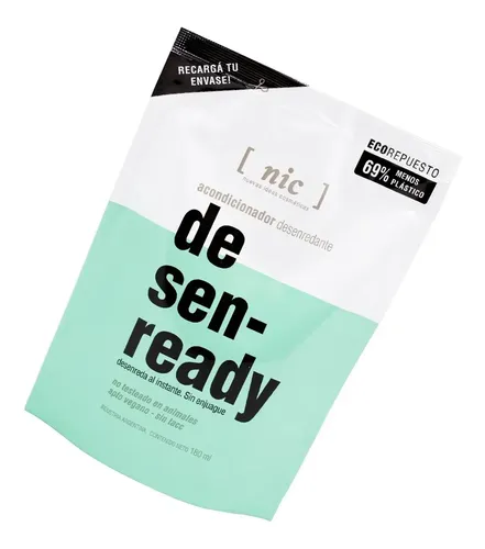 Nic Desenready Repuesto Refill Acondicionador Sin Enjuague