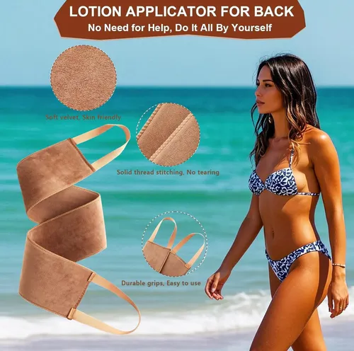Kit 4 En 1 Guante De Terciopelo Para Bronceado