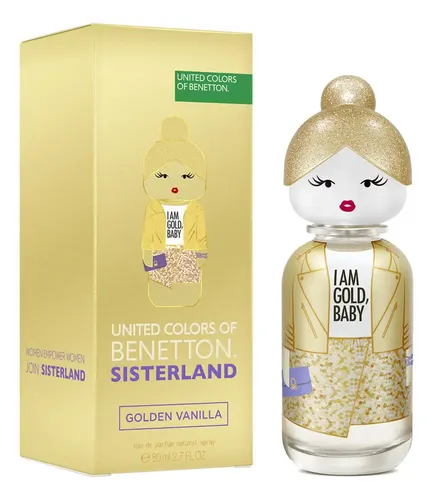 Perfume Mujer Benetton Golden Vainilla Edp 80ml