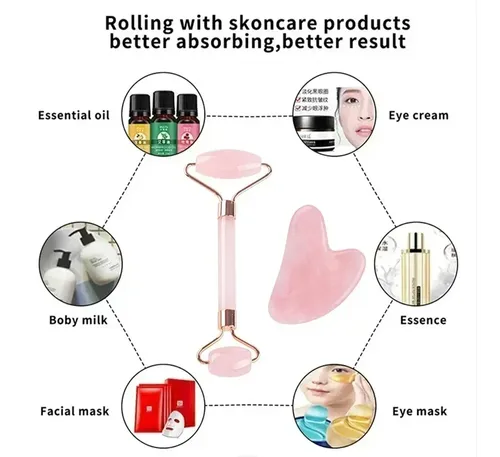 Rodillo De Masaje De Belleza Tools Facial, 2 Unidades, Para  Green 110 V