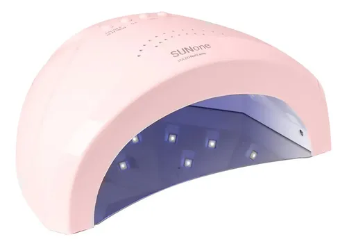 Cabina Uv Led Sun One 48w Koryn Profesional Para Uñas Gel Rosa