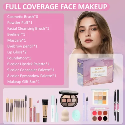 Kit De Maquillaje Completo Multipropósito Mujer