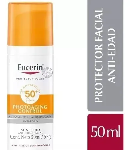Eucerin Solar Fluid Anti Edad Facial Fps50 X 50 Ml