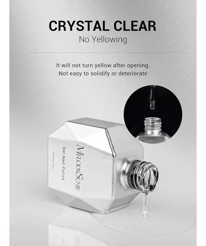Top Coat Melodysusie 15 Ml Clear Brillo Alto