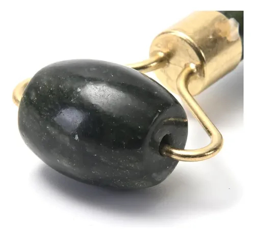 Rodillo Roller Facial Rostro Masajeador Jade Doble Skin Care