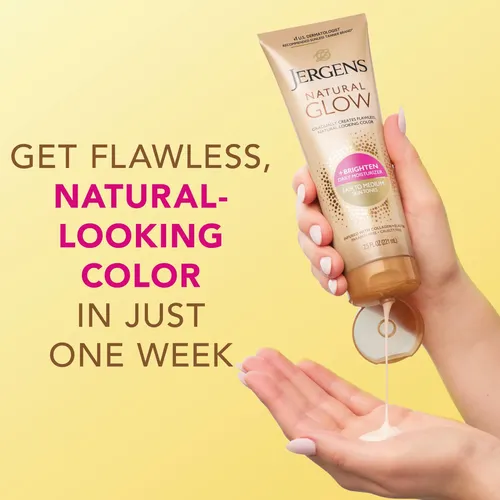 Loción Autobronceadora Jergens Natural Glow 221ml Hidratante