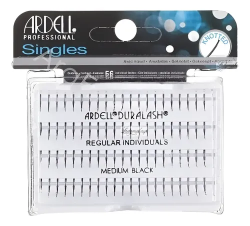 Pestañas Postizas Individuales Ardell X 56u Black Medium