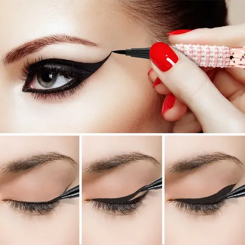 Set Maquillaje Ojos Rimel Transparente Cejas 4d