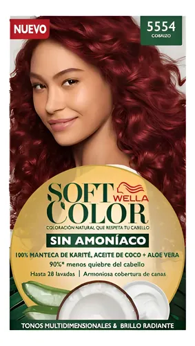Soft Color Kit De Tintura Semipermanente 5554 Cobrizo