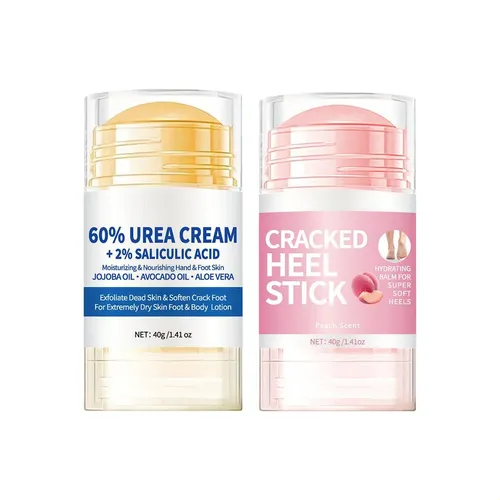 Crema Hidratante Para Pies Con Melocotón Y Urea2pcs
