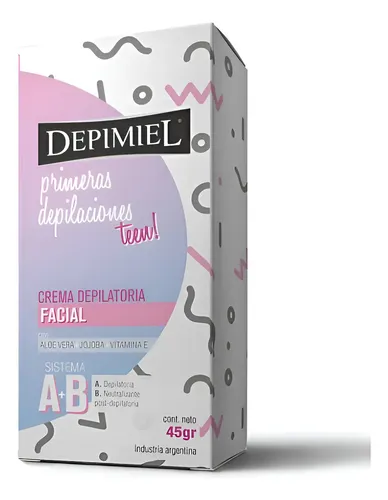 Crema Depilatoria Rostro Depimiel Primeras Depilaciones 45g
