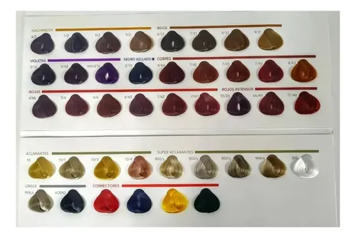 Tintura Crema Profesional De Cabellos Opcion Coloracion 60g