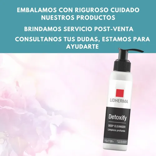 Detoxify Lidherma Deep Cleanser Gel Limpiador Facial 110 Ml