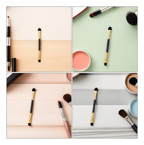 Set De 50 Brochas De Sombra De Ojos De Doble Cara Para Delin