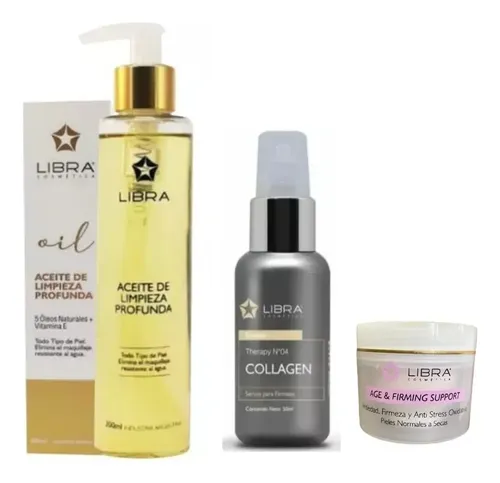 Kit Rutina Skincare Piel Madura Anti Age Libra Cosmética