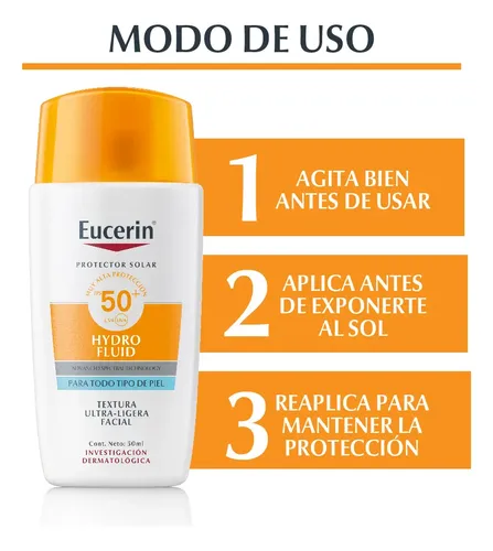 Eucerin Eucerin Sun Hydro Fluid Fps 50+ X 50ml