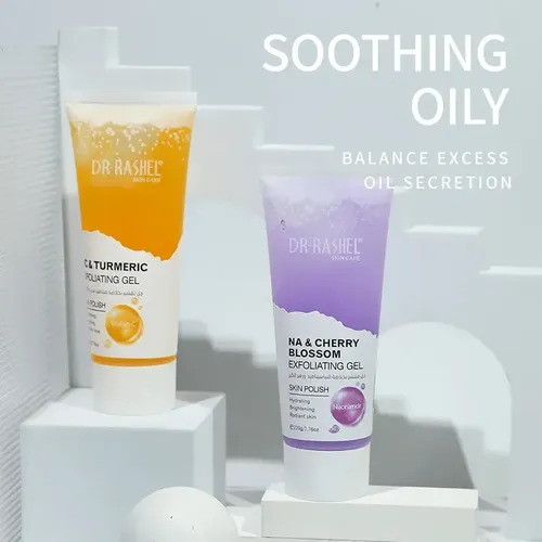 Gel Exfoliante Facial Vitamina C Curcuma 220ml Dr Rashel Normal A Grasa Día/noche