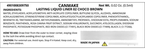 Delineador Líquido Duradero Bitter Choco Brown