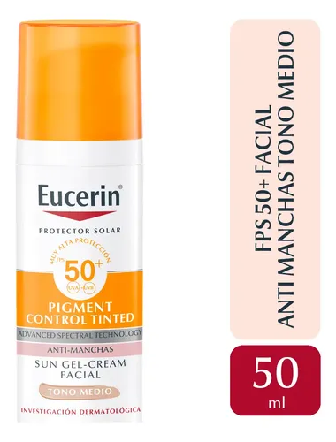 Eucerin Pigment Control Solar Facial Tono Medio Fps50 X 50ml