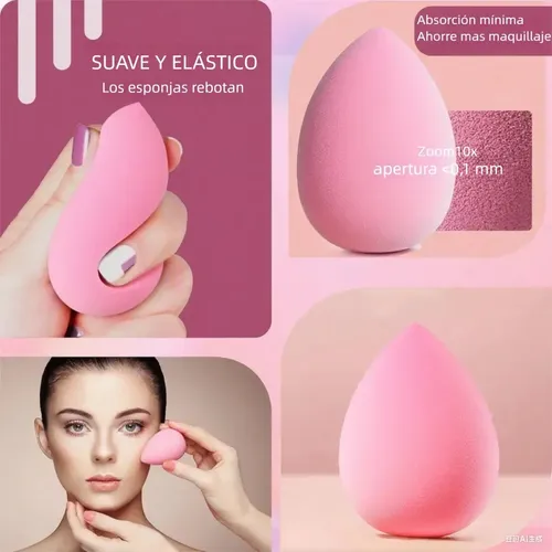 Juego De Esponjas De Maquillaje Multifuncionales De 16