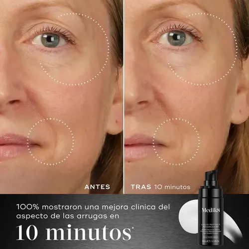 Sérum Antiedad Medik8 Liquid Peptides Advanced MP 13 Péptidos Firmeza Antiarrugas Reafirmante Elasticidad Día Noche 30mL