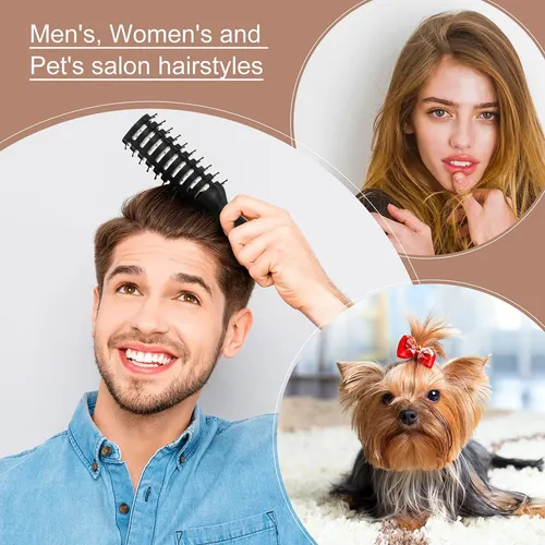 Set De Cepillos Para Cabello Cunhill Curvados Con Ventilació