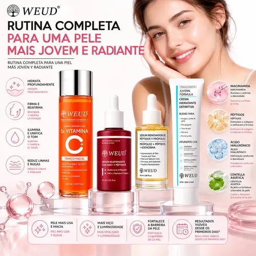 Kit De Cuidado Reafirmante, Hidratante Y Antiedad Para La Pi