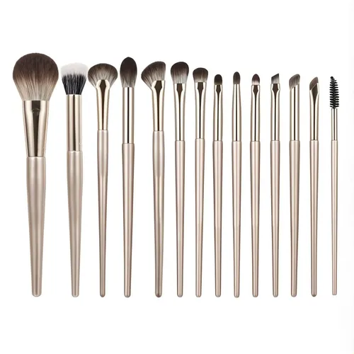 Brochas De Maquillaje Difuminado Suave Set De 13 Piezas Para