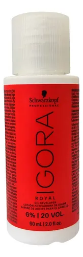Ox Loção Ativadora Schwarzkopf Igora Royal 20 Volumes 60ml