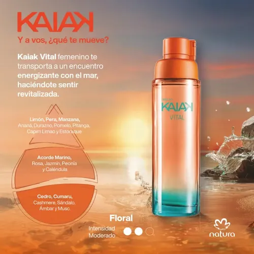 Set 3 Perfumes Kaiak 25 Ml Femeninos Natura