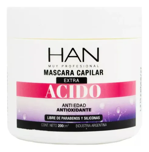 Han Extra Acido Kit Shampoo + Enjuague + Mascara X200