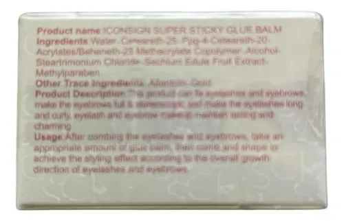 Balsamo Adhesivo Para Laminacion Cejas Pestañas Lash Lifting 8GR