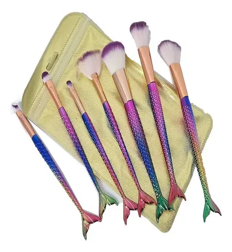 Set De Brochas Sirena X 7 Piezas