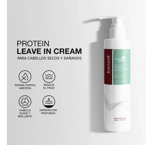Crema Para Peinar Sin Enjuague Leave In Karseell X 200 Ml