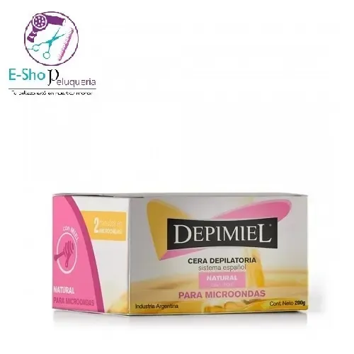 Depimiel Cera Depilatoria Natural Para Microondas X 200g