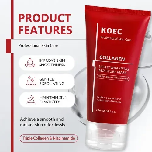 Mascarilla Nocturna Colágeno Koec Niacinamida 75ml Glow
