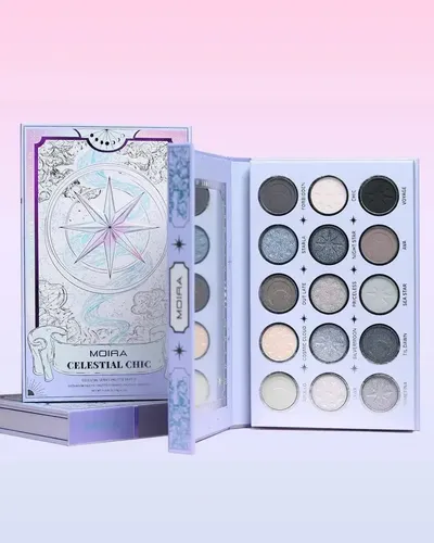 Paleta De Sombras Celestial Chic Moira Gris