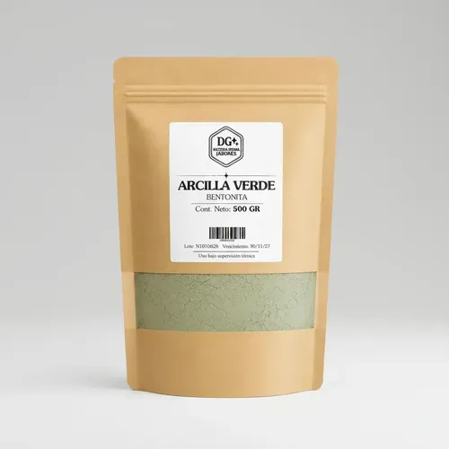 Arcilla Verde Bentonita Marca Dg X 500 Gr