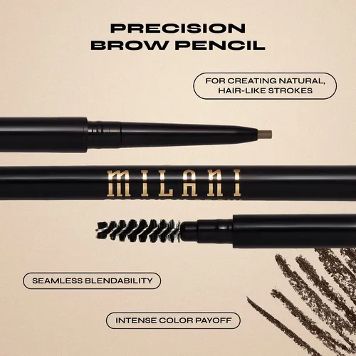 Cosmético Milani Lápiz De Cejas Taupe