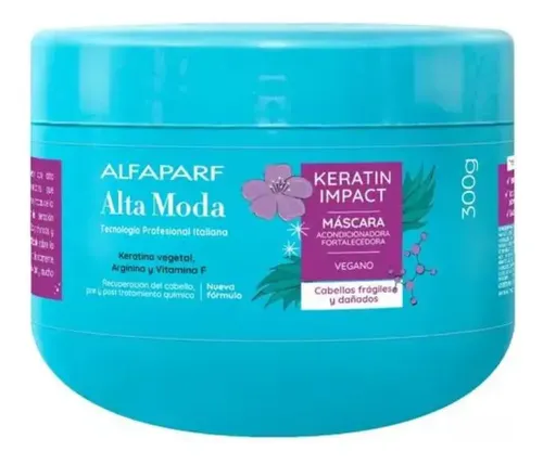 Mascara Keratin Impact Alfaparf Alta Moda 300ml Vegano